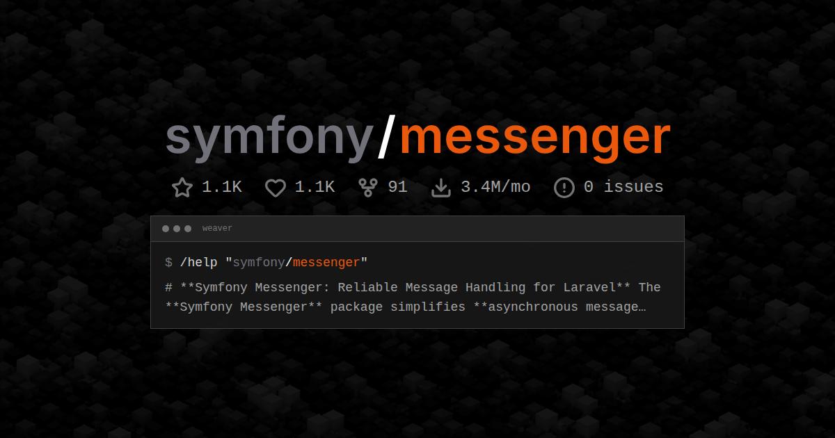 symfony/messenger