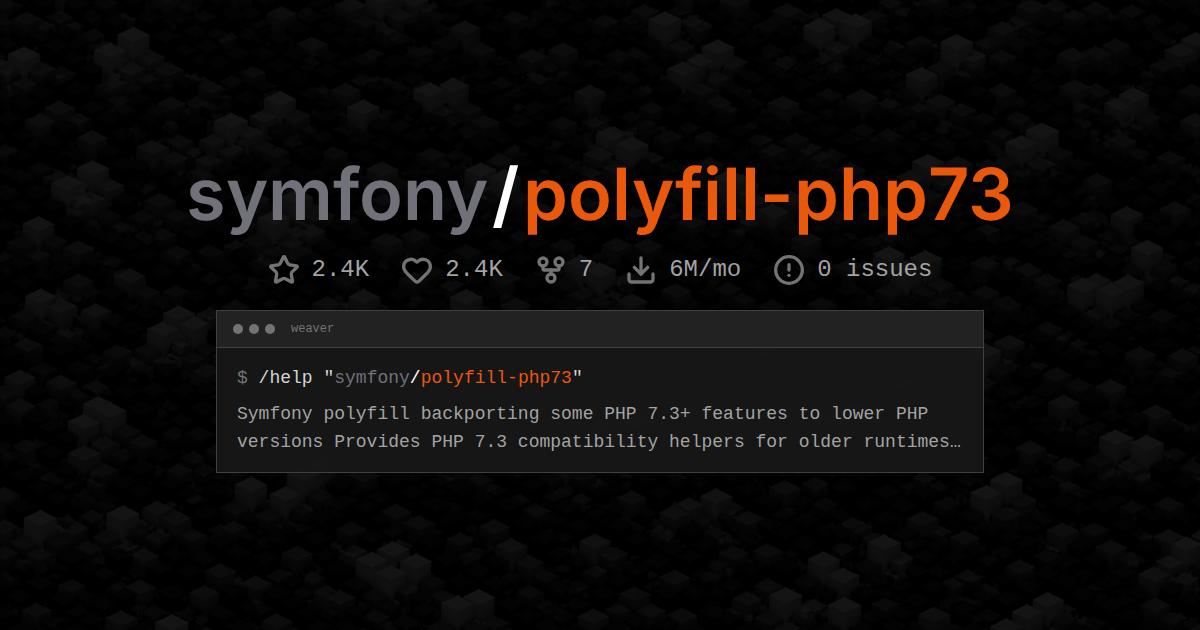 symfony/polyfill-php73