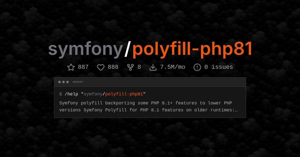 symfony/polyfill-php81