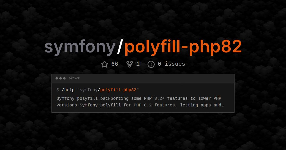 symfony/polyfill-php82