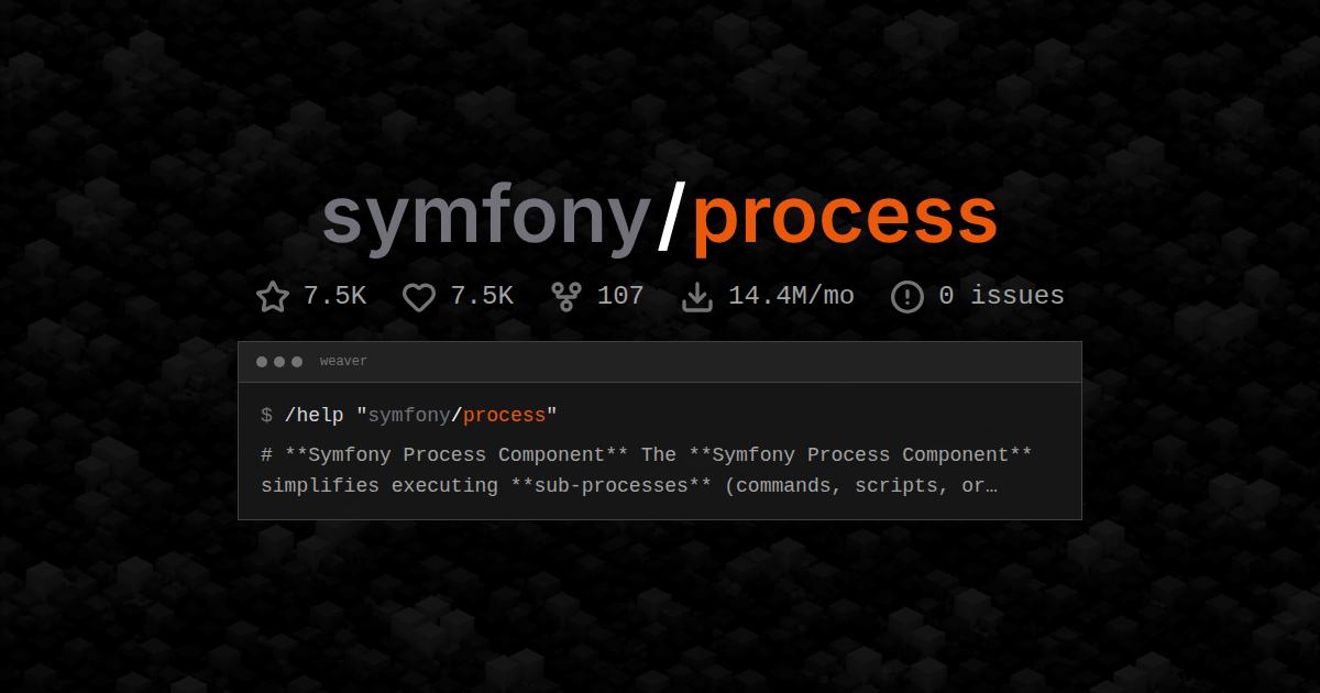 symfony/process