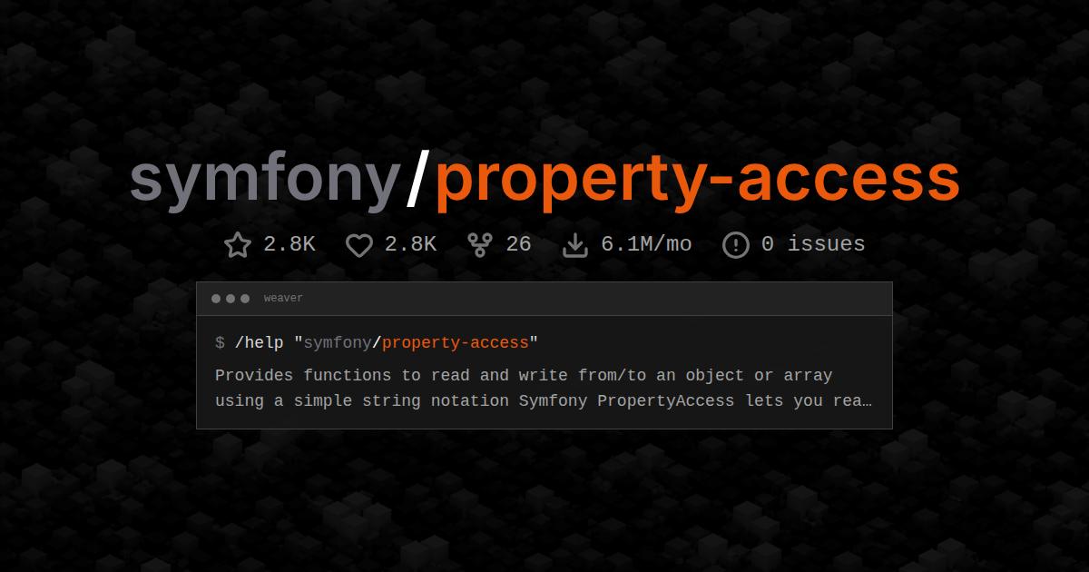 symfony/property-access