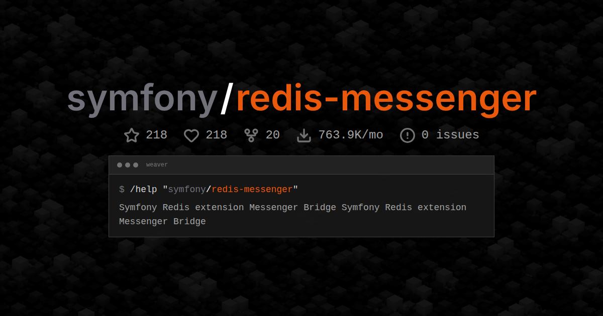symfony/redis-messenger