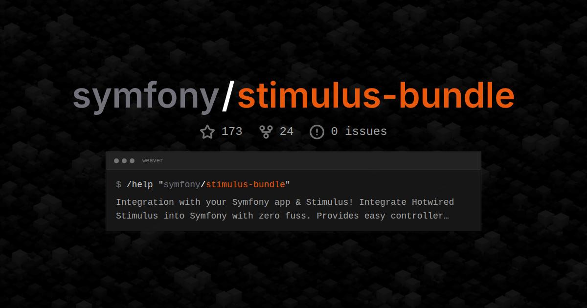 symfony/stimulus-bundle