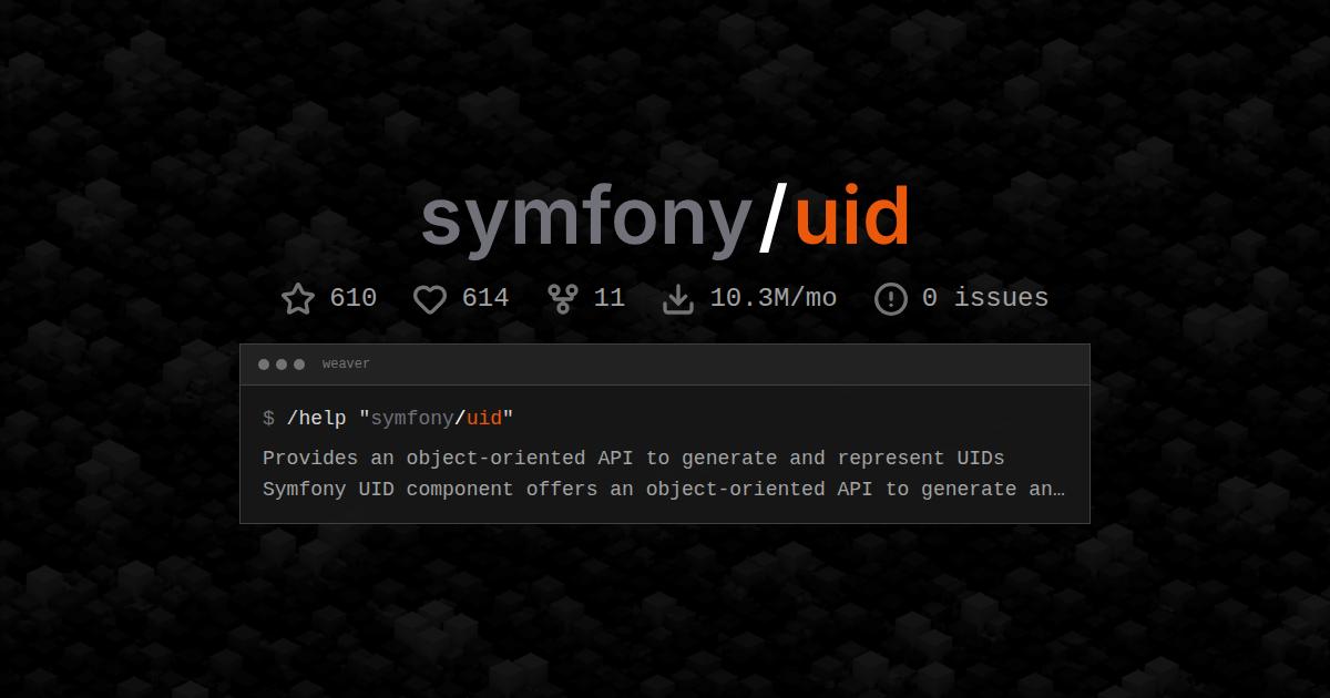symfony/uid