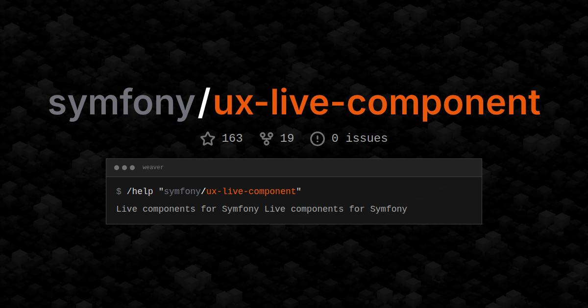symfony/ux-live-component