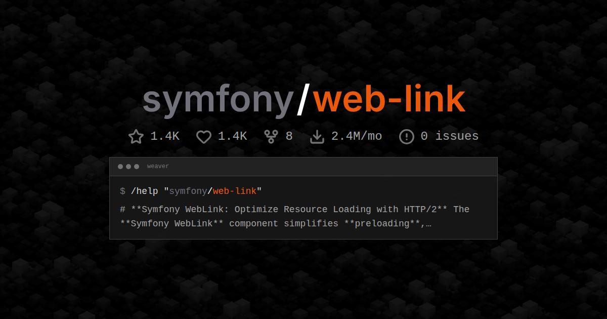 symfony/web-link