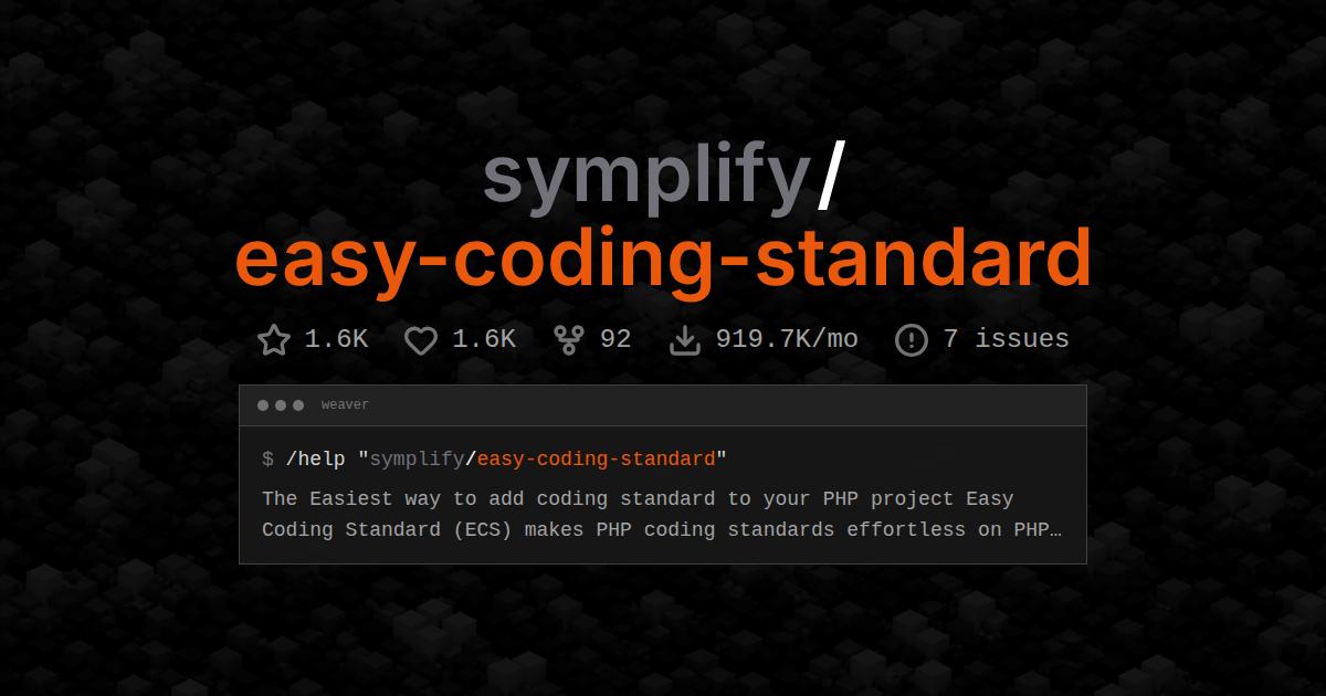 symplify/easy-coding-standard