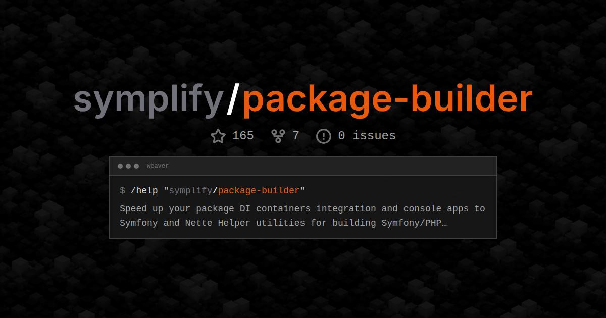 symplify/package-builder