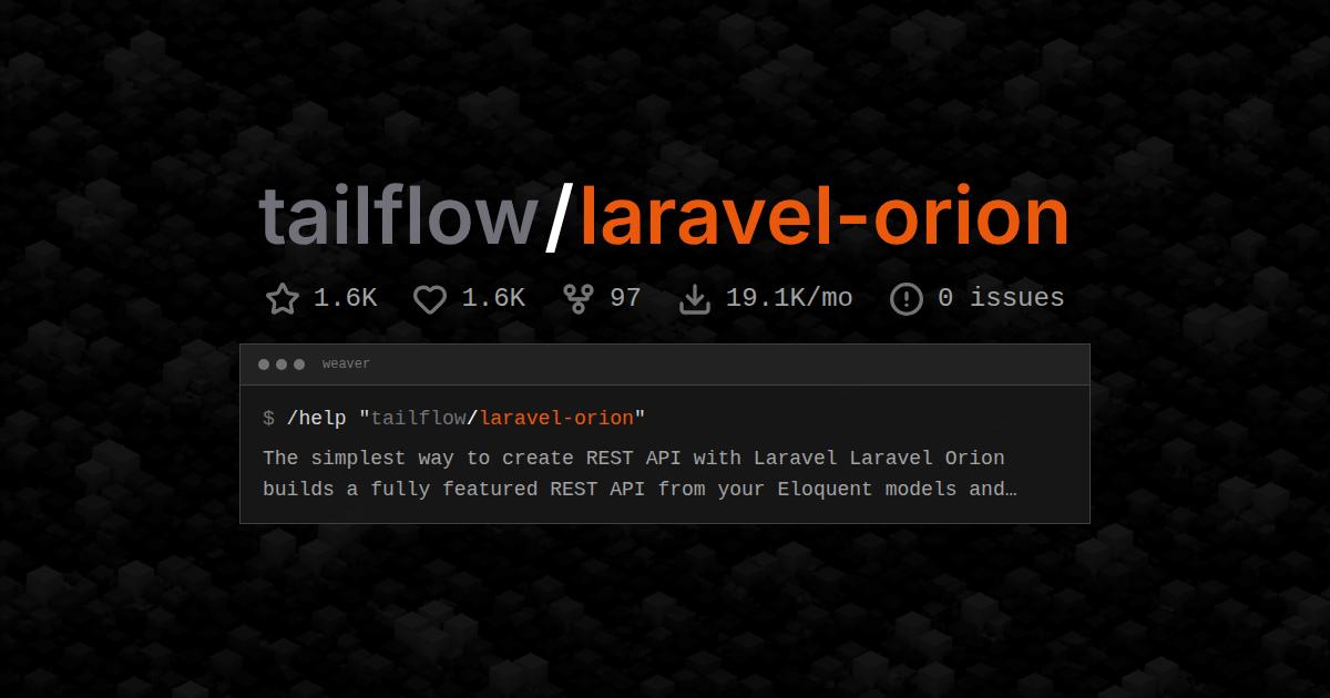 tailflow/laravel-orion
