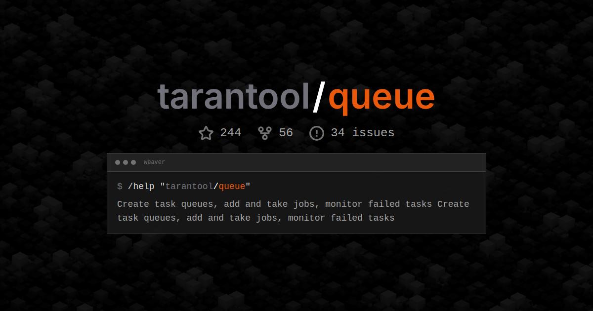 tarantool/queue
