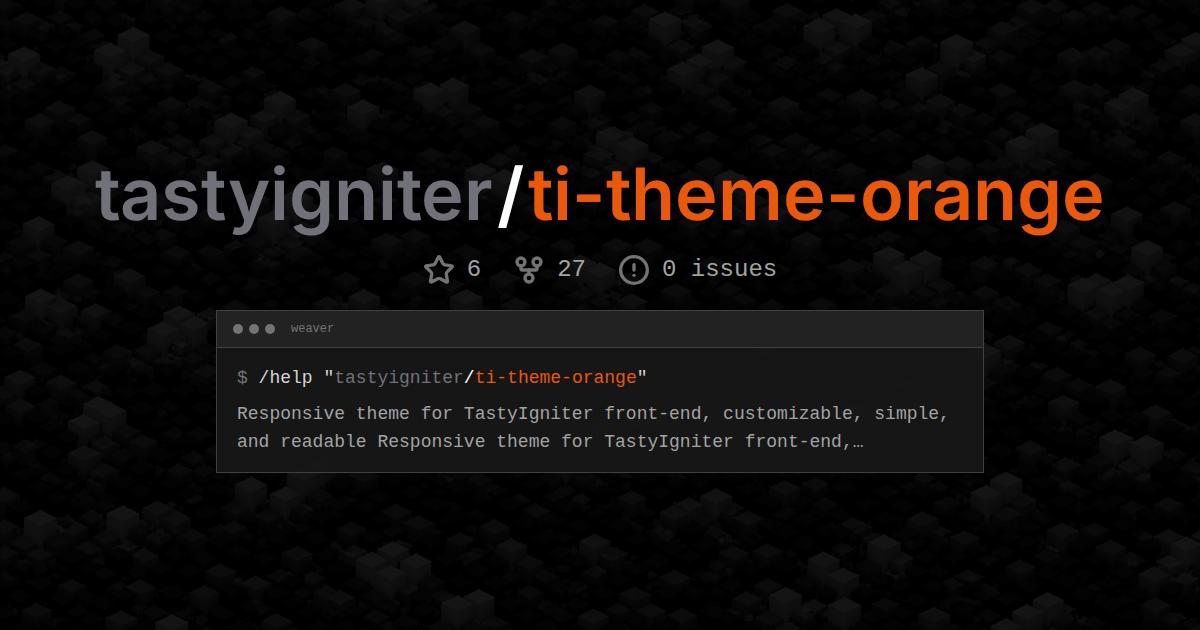 tastyigniter/ti-theme-orange