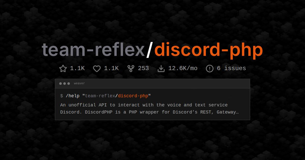 team-reflex/discord-php