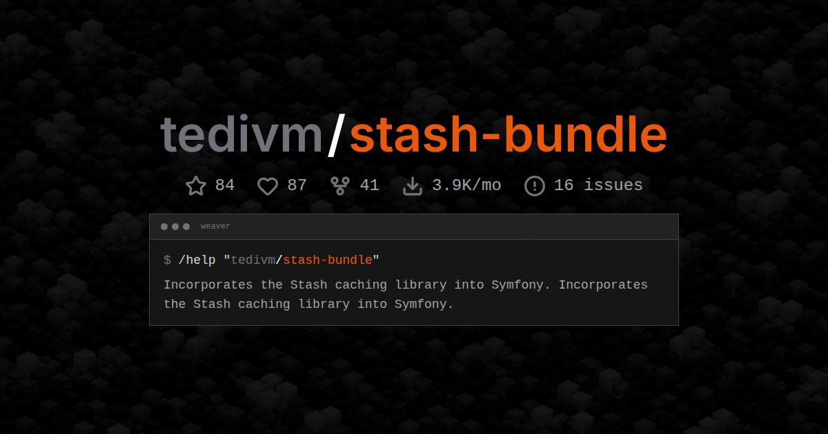 tedivm/stash-bundle