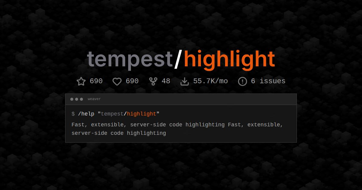 tempest/highlight