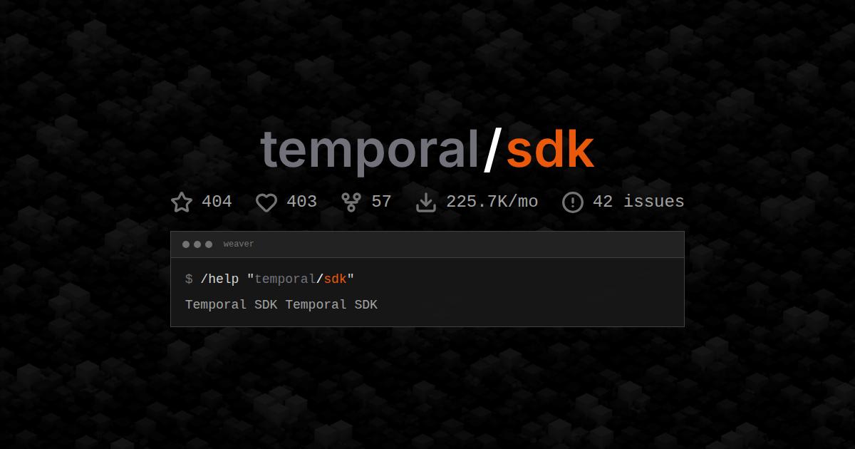 temporal/sdk