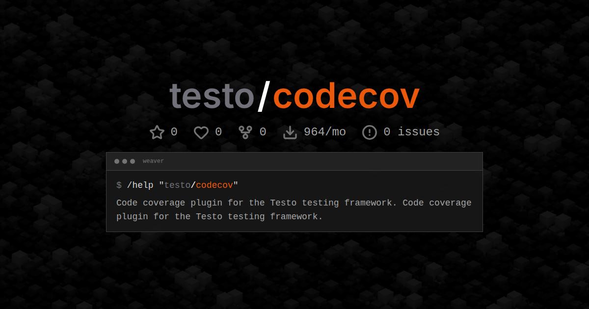 testo/codecov