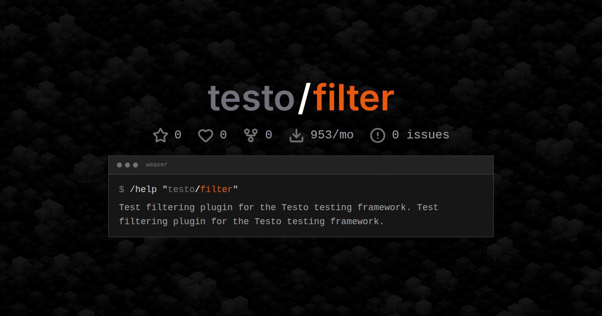 testo/filter