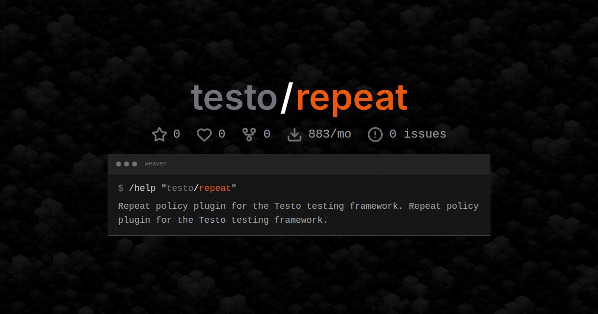 testo/repeat