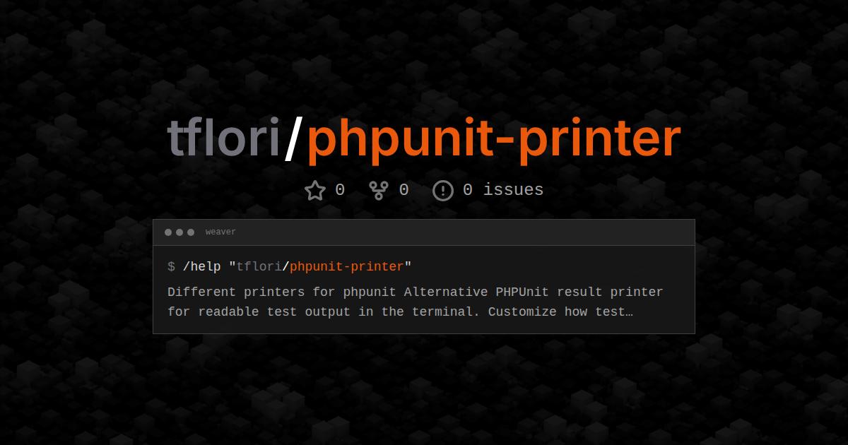tflori/phpunit-printer