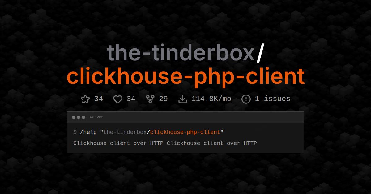 the-tinderbox/clickhouse-php-client