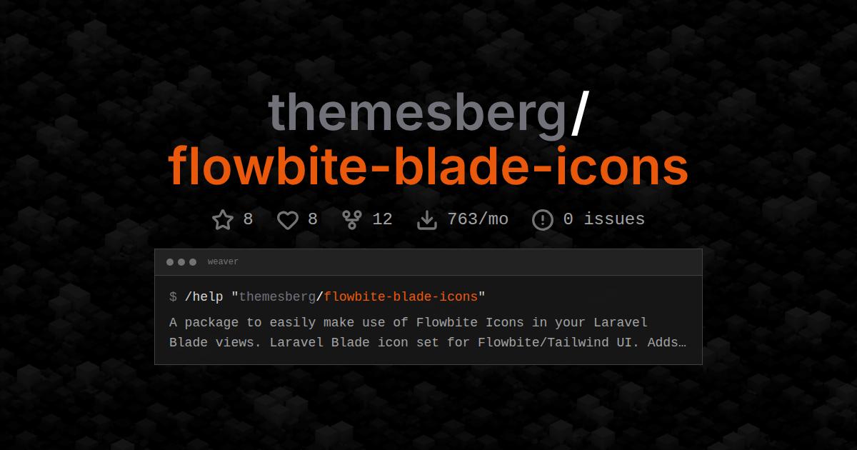 themesberg/flowbite-blade-icons