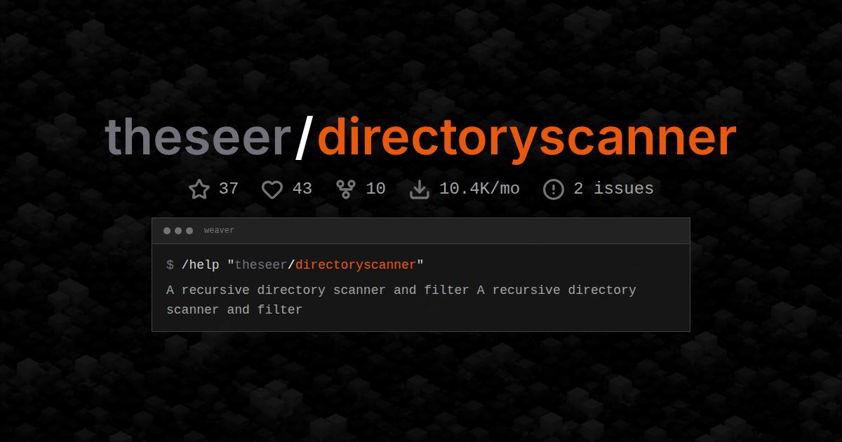 theseer/directoryscanner
