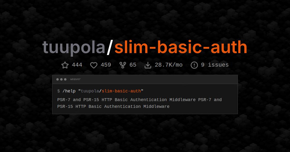 tuupola/slim-basic-auth