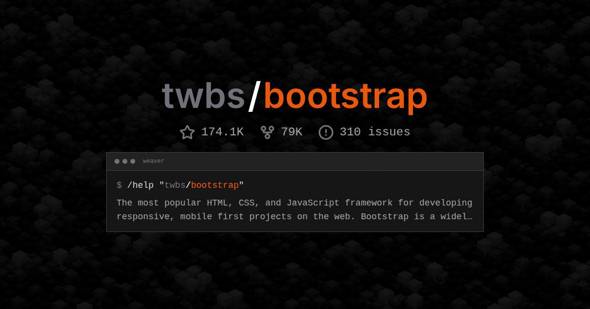 twbs/bootstrap
