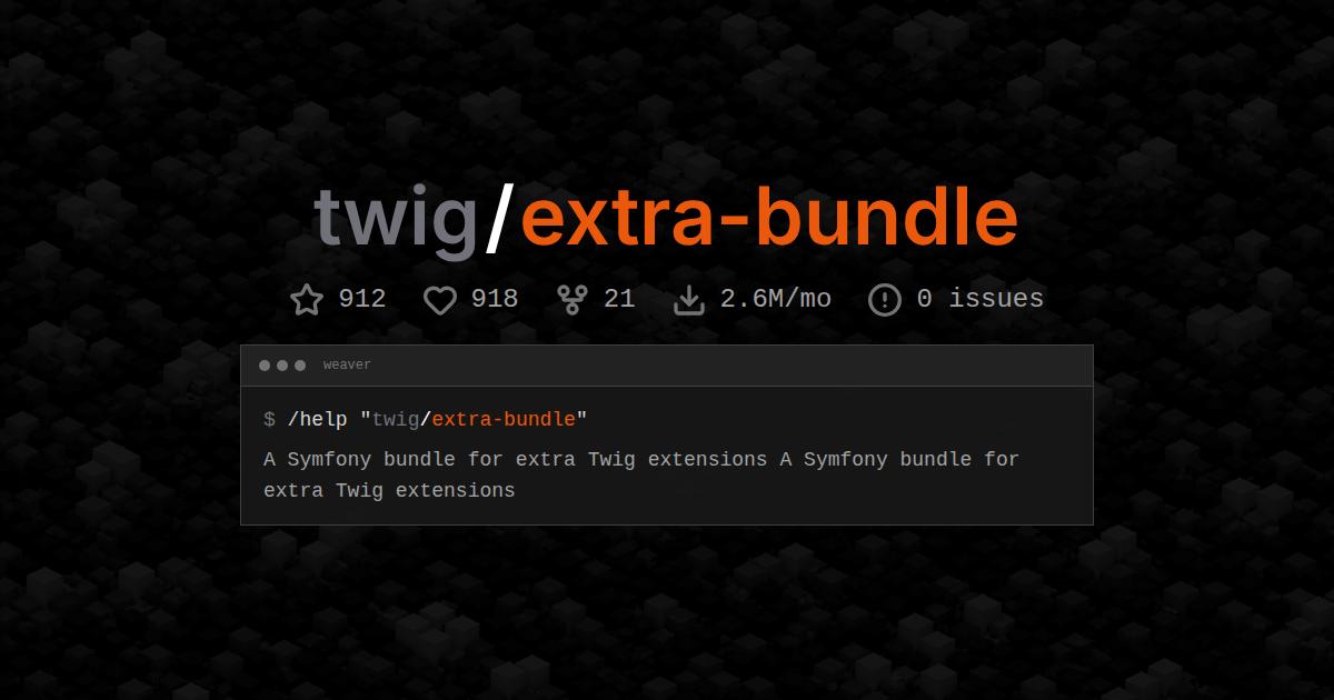twig/extra-bundle