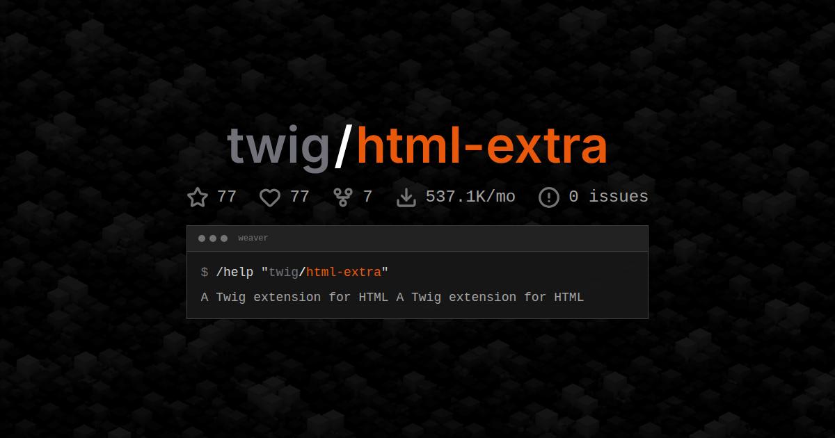 twig/html-extra