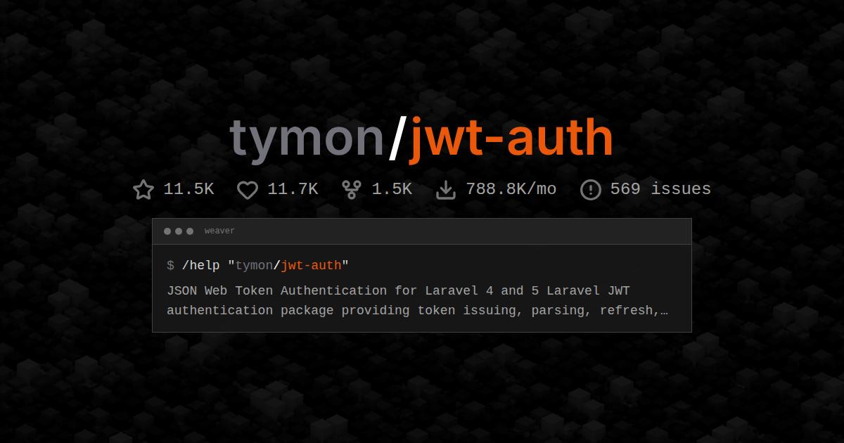 tymon/jwt-auth