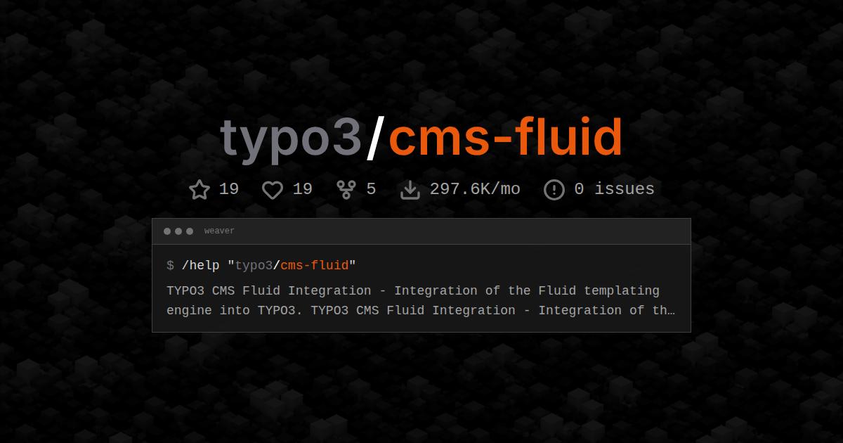 typo3/cms-fluid