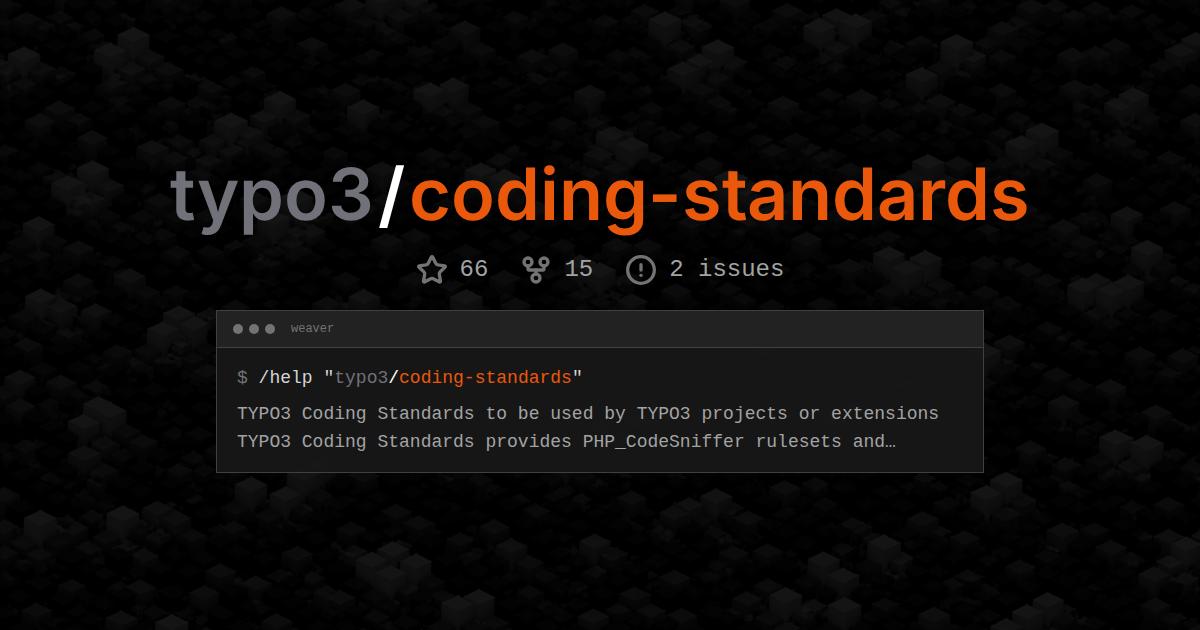 typo3/coding-standards