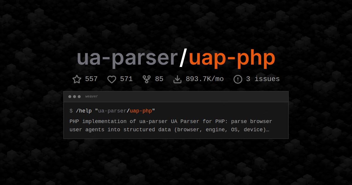 ua-parser/uap-php