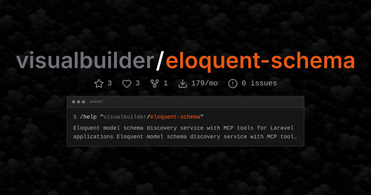 visualbuilder/eloquent-schema
