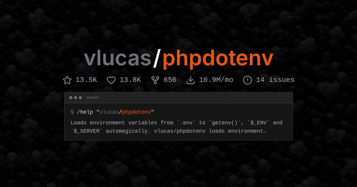 vlucas/phpdotenv