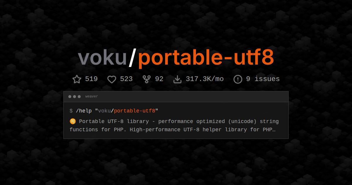voku/portable-utf8
