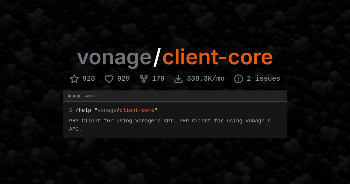 vonage/client-core
