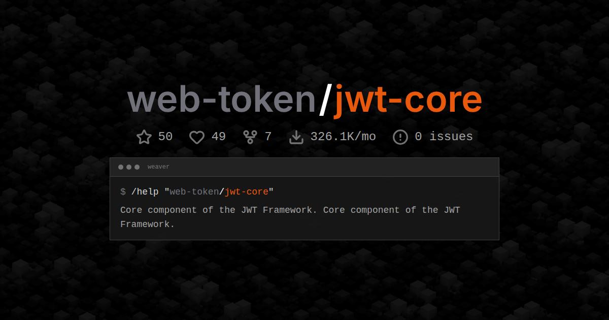web-token/jwt-core