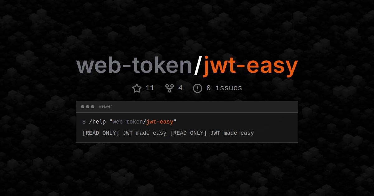 web-token/jwt-easy