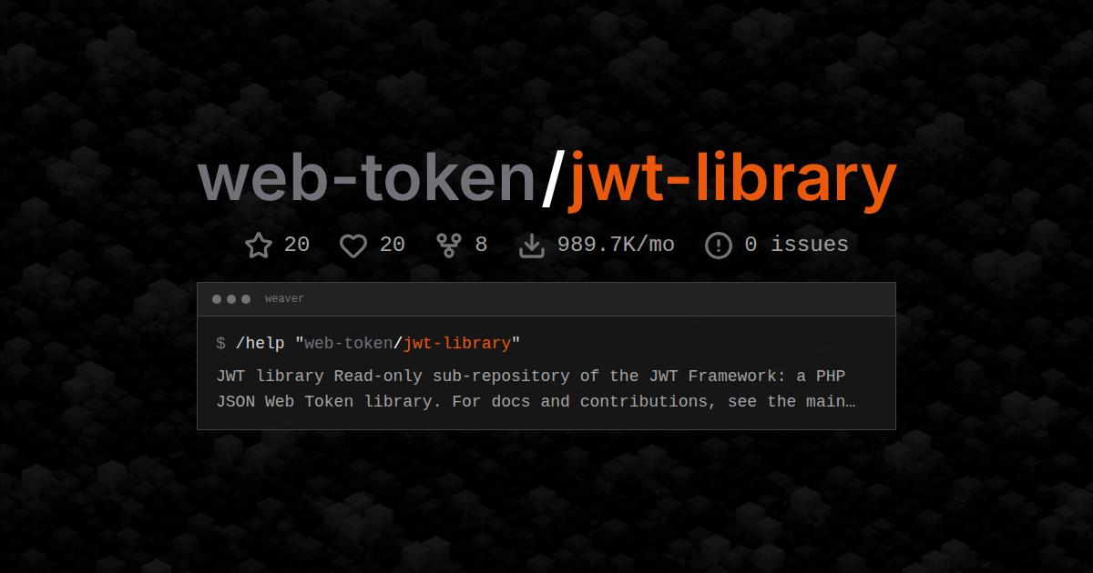 web-token/jwt-library