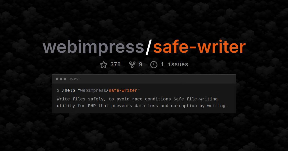 webimpress/safe-writer