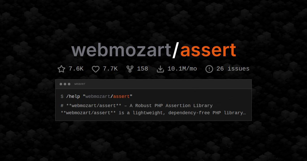 webmozart/assert