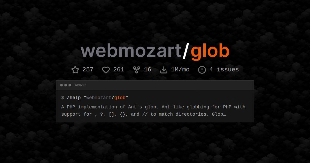 webmozart/glob