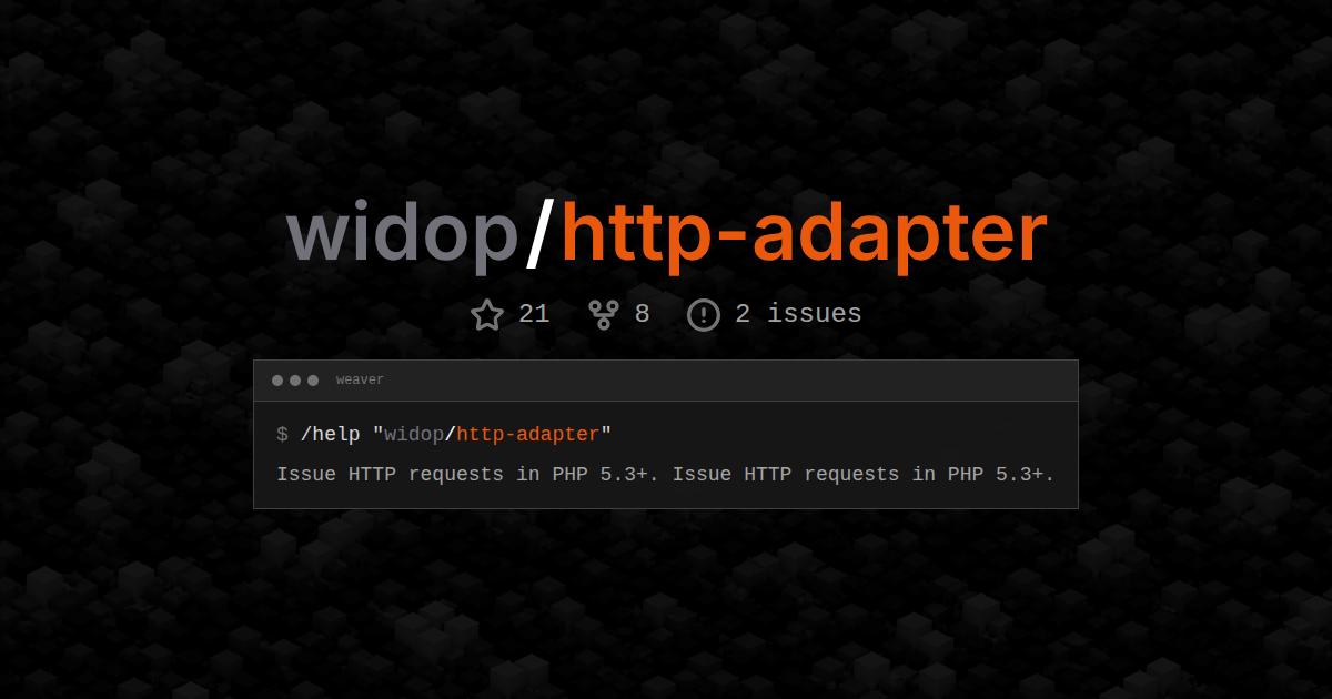 widop/http-adapter
