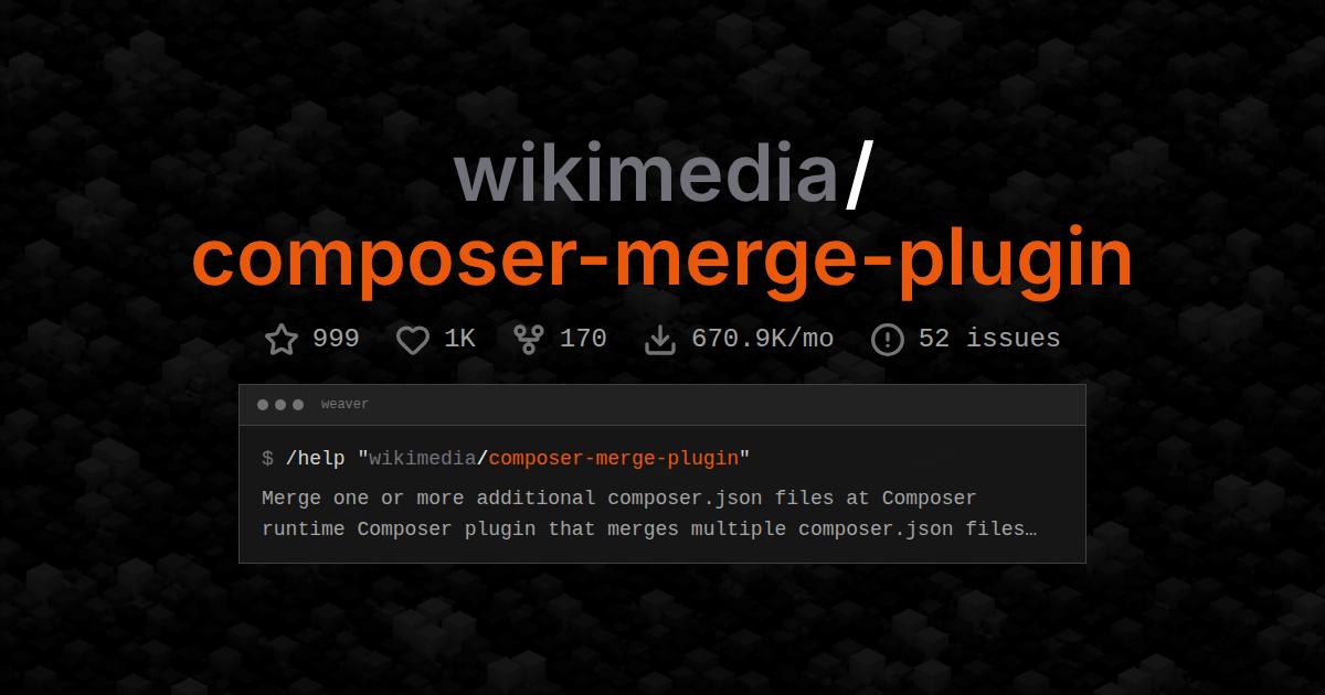 wikimedia/composer-merge-plugin