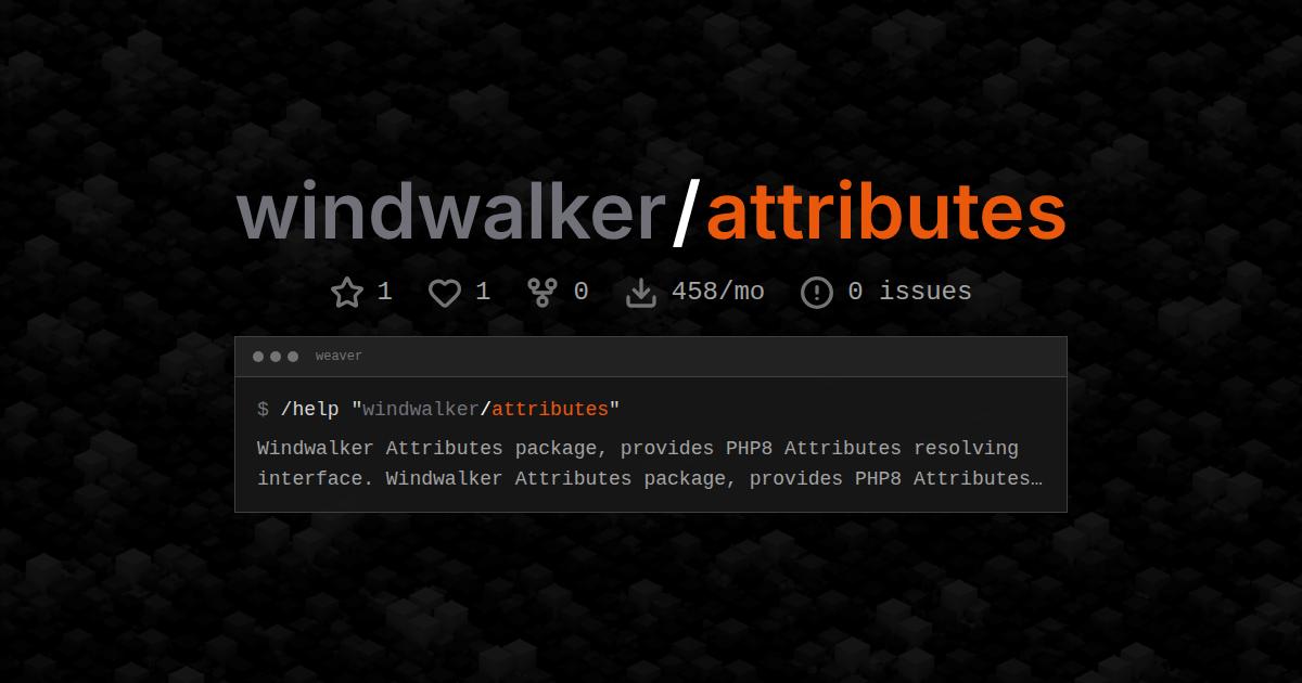 windwalker/attributes