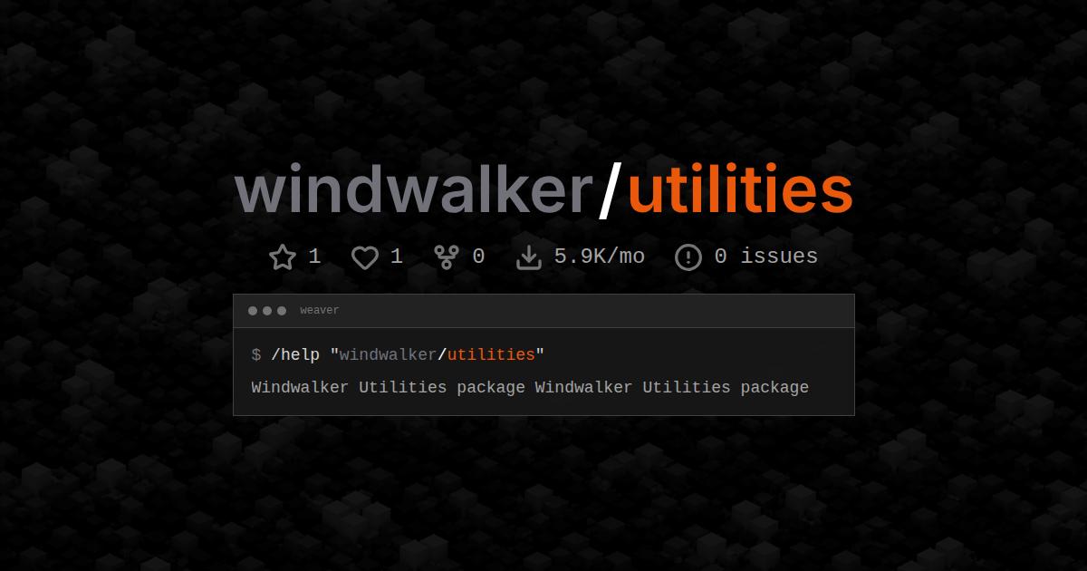 windwalker/utilities