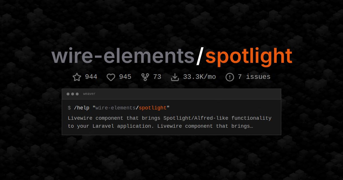 wire-elements/spotlight